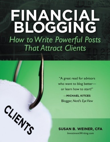 Financial Blogging Book | Susan Weiner